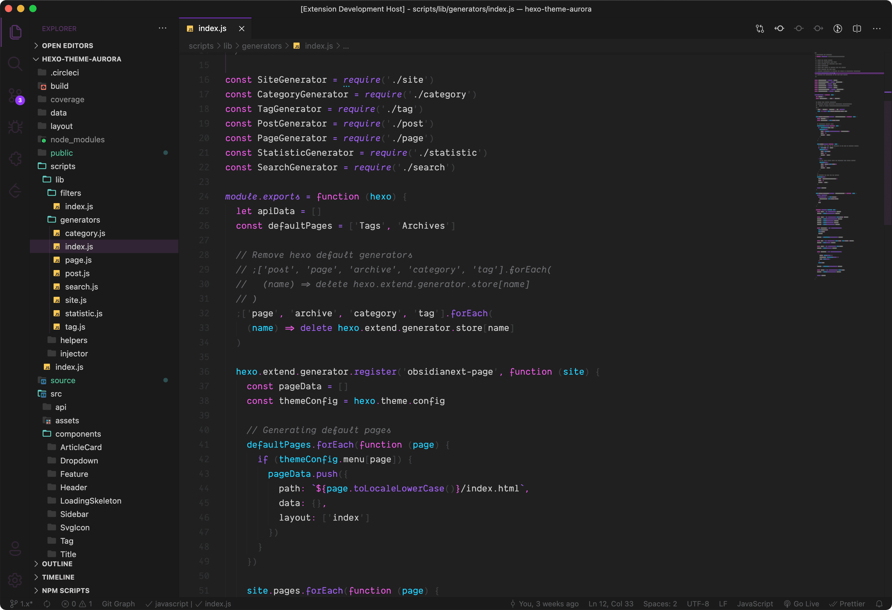 A futuristic dark theme `Aurora Future`